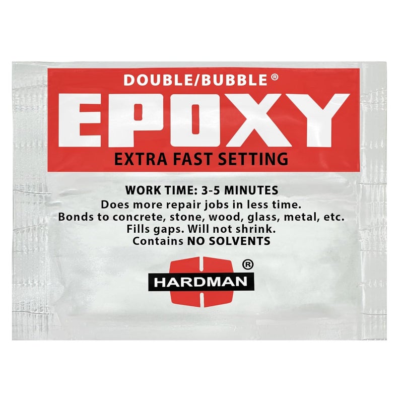 Double Bubble Hardman Red Extra Fast Setting Epoxy Adhesive - 04001 (5 Pack) - Image 1
